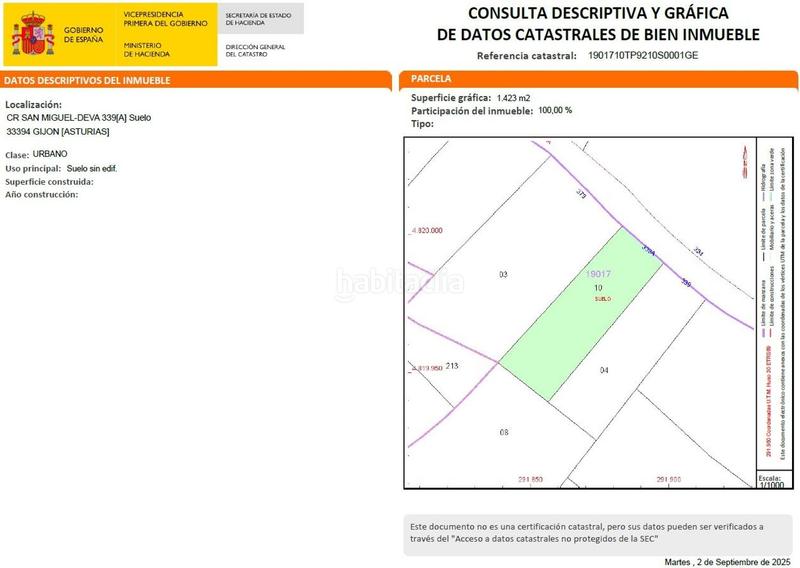 Foto ade9e2bd-68fe-4d8d-b6a1-b34536c75ae2. Wohngrundstück in Deva Gijón