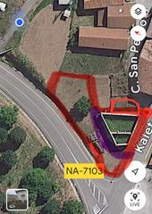 Residential Plot in Arruazu - calle union 16. Parcela en suelo urbano con autorizacion de uso residencial