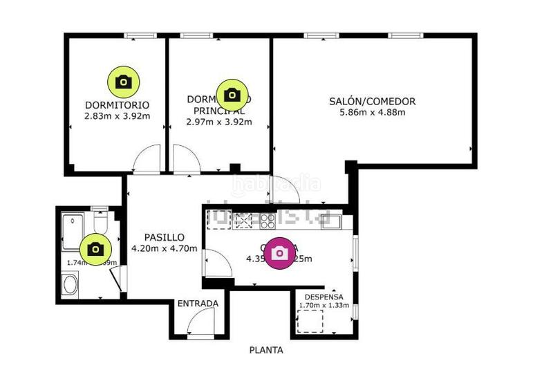 Foto d5b4de3f-5b5c-4472-8098-68d14fc21347. Apartament amb calefacció a Jesuitas Logroño