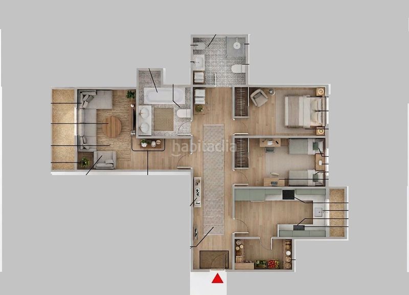 Foto 3c801b71-44f0-4422-bfd2-29017a2f5e54. Apartament amb calefacció aparcament a Lardero