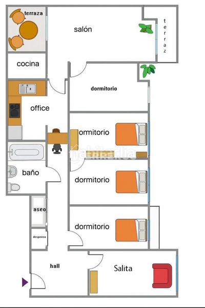 Foto b3d6fe4c-9f78-47be-ac1a-57ddd22718ad. Piso  en venta en centro, 4 dormitorios. en Jesuitas Logroño