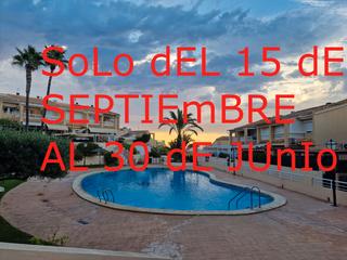Lloguer Apartament a Calas Santiago Bernabeu. Alquiler solo del 15 de septiembre al 30 de junio, santa pola, z