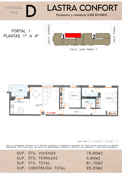 Foto a3ad3642-ff16-497a-8d12-9d394b587225. Appartement 81m<sup>2</sup> dans calle juan pablo ii 35 dans La Lastra León