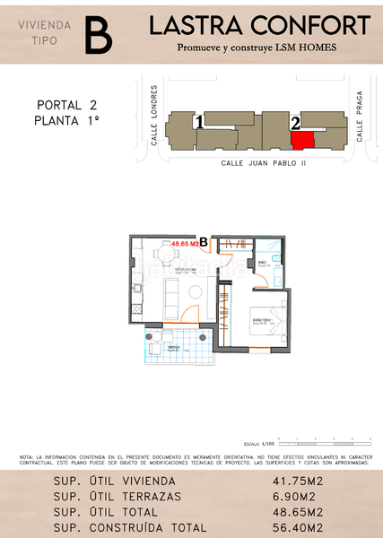 Foto f8f82931-6a0b-48d3-a224-e901d6689c97. Appartement 48m<sup>2</sup> dans calle juan pablo ii 35 dans La Lastra León