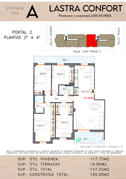 Foto eac7d844-9a8b-4e94-a07e-32801754b653. Appartement 137m<sup>2</sup> dans calle juan pablo ii 35 dans La Lastra León