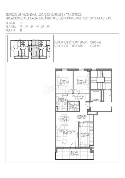 Foto 7c8fcee8-9a0a-4862-872a-c0e042726f47. Piso 96m<sup>2</sup> obra nueva La Lastra 2 habitaciones en La Lastra León