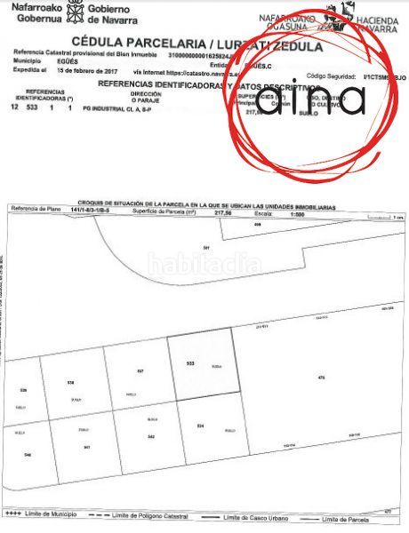 Foto 6a16a18d-61e1-4462-83a9-a16b32812200. Terreny residencial a Egüés Pueblo Valle de Egüés / Eguesibar