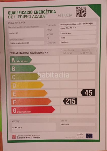 Foto 795081c0-be2a-4cf2-bc42-24a3b8c66b3d. Appartamento con riscaldamento in Canet de Mar