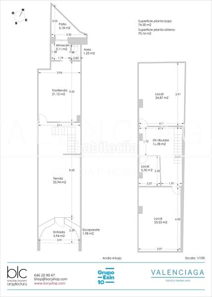 Foto 4b59a90b-3366-4aa2-af35-2154c37456f3. Rent business premise in andia kalea 4 in Área Romántica Donostia - San Sebastián