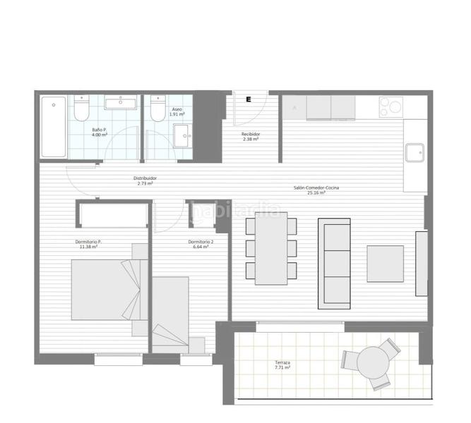 Foto 4cc3f969-590c-4cd8-8dfb-8f612dfc9cb6. Rent flat with heating pool in Malilla Valencia
