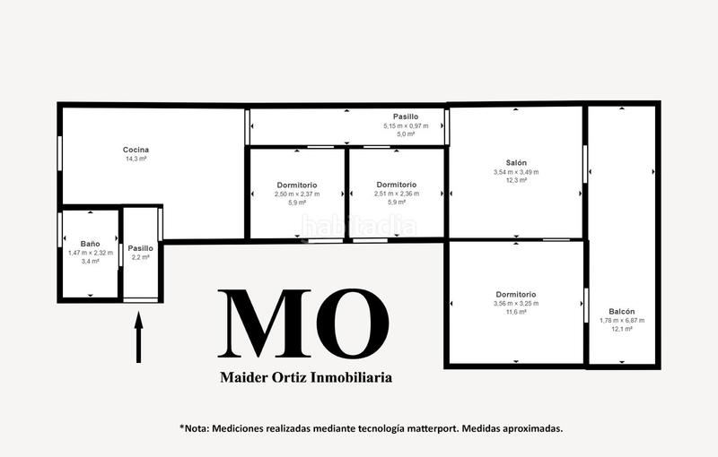 Foto cfb9efc6-204b-4dec-b4aa-8b40b069af7a. Attico con riscaldamento in Bergara