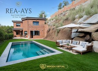 Chalet in Carrer lluís millet 60. Chalet independiente en cervelló, próximo a vallirana  amplio, l