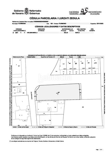 Foto fb1a8290-24e7-4239-9e2e-0f857680a8ef. Terreno residencial en arloskabide 8 parcela urbana en venta. en Iturmendi