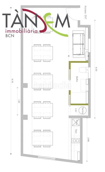 Foto 1cf692cd-749e-4786-9f81-8b936ac05ebd. Bureau avec chauffage dans La Nova Esquerra de l´Eixample Barcelona