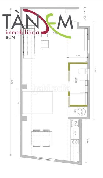 Foto 45e4f37f-a1da-4e27-8601-9bb1562b507e. Bureau avec chauffage dans La Nova Esquerra de l´Eixample Barcelona