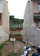 Terrain résidentiel à Canet de Mar. Venta de solar en canet de mar