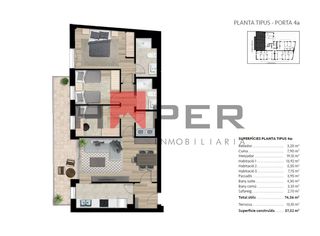 Appartement  Montblanc. Piso de obra nueva con terraza y suite principal