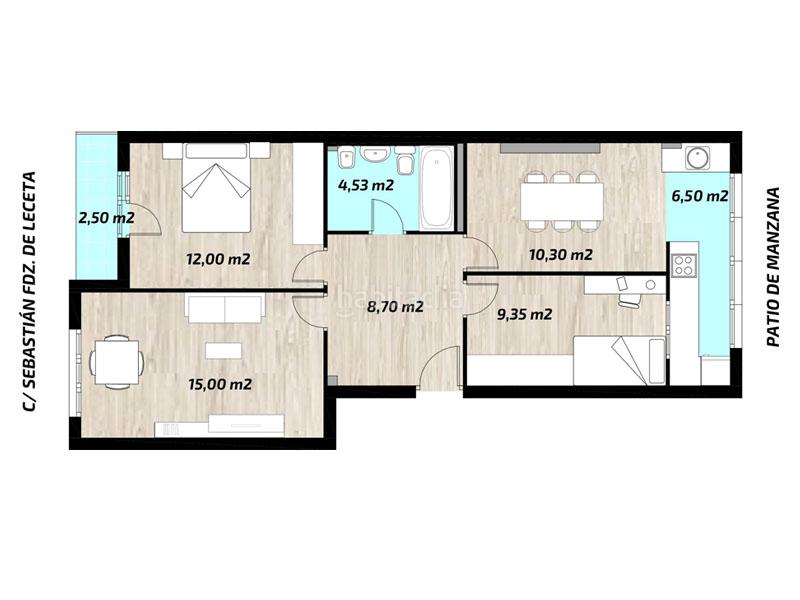 Foto 13e21c1c-0ac3-4c1f-8ed1-1fe2095c5e2d. Appartement avec chauffage dans Txagorritxu Vitoria - Gasteiz