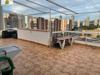 Àtic a Foietes. Atico con gran terraza en urbanizacion completa. benidorm, playa