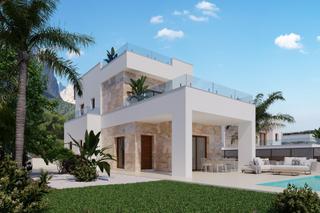 Chalet en Polop. Villas de obra nueva en polop, alicante