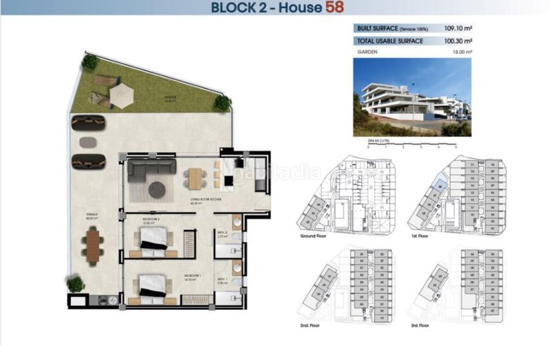 Foto 00a9a676-540e-4868-a966-9efb0482dbbe. Apartament amb aparcament piscina a La Marina Elche / Elx