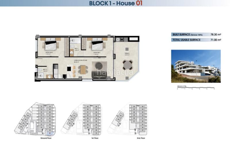 Foto 155e256f-8753-4c37-a8f5-34a3a1ce89b6. Apartament amb aparcament piscina a La Marina Elche / Elx