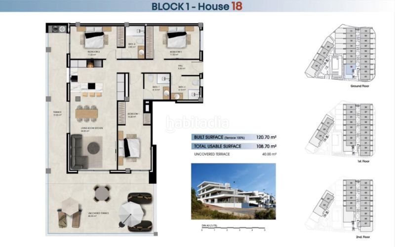 Foto affe08d8-5fee-40b8-9eba-da547687b656. Apartament amb aparcament piscina a La Marina Elche / Elx