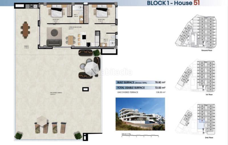 Foto f06c931d-722b-4ccd-9045-a27e7fcbbe04. Apartament amb aparcament piscina a La Marina Elche / Elx