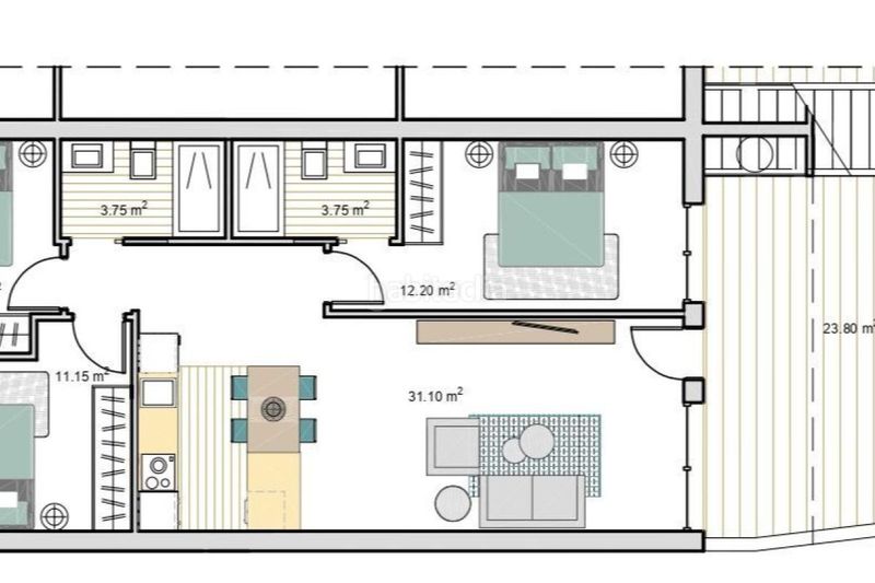Foto 40dcb247-b794-4108-853e-55a20dd5814f. Apartament amb piscina a Roldán Torre - Pacheco