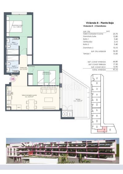 Foto 1eb420f5-38cb-454c-af19-58a75be48732. Apartamento en Benijófar