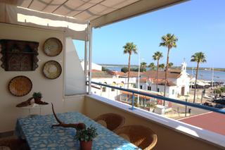 Duplex in El Rompido. Dúplex el rompido centro, con vistas al río piedras y a la flech