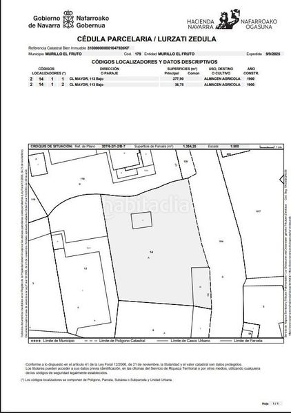 Foto 6184bbce-e1dd-4d17-a93f-bbcdcbd5da04. Terreny residencial a Murillo el Fruto
