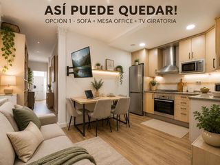 Flat  Carrer de cervantes. Planta baja cerca del mar y metro de badalona