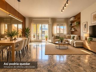 Flat  Carrer de francesc macià. Amplio piso 5 hab. con balcón en pompeu fabra