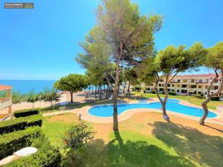 Apartament a Alcanar. Planta baja, en 1 linea de mar,  de 2 dormitorios, baño, terraza