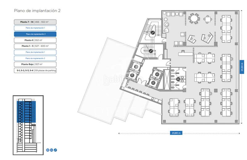 Foto 892ea098-a2dc-46c0-b8e7-2668e05ded23. Location bureau avec chauffage dans Sants Barcelona