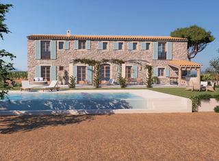 Rural plot in Costitx. Amplio terreno edificable con proyecto de finca de ensueño en co