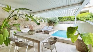 Towny house in Son Espanyolet. Moderna casa adosada en santa catalina con piscina privada