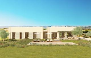 Mas à Consell. Villa en construcción en consell