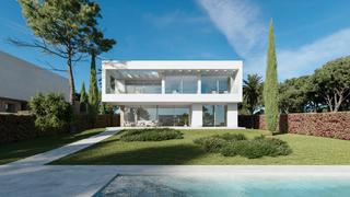 Xalet a Sol de Mallorca. Nueva promoción  villa moderna  en el estilo bauhaus con vistas