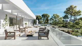 Xalet a Sol de Mallorca. Nueva promoción  villa moderna  en el estilo bauhaus con vistas