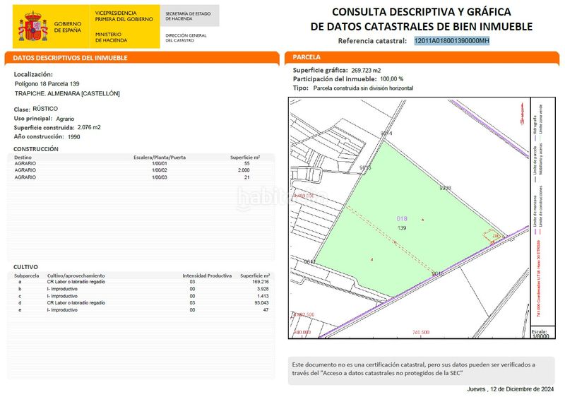 Foto b7de123d-0d4a-4865-88db-ead04461c94e. Finca rústica a Almenara