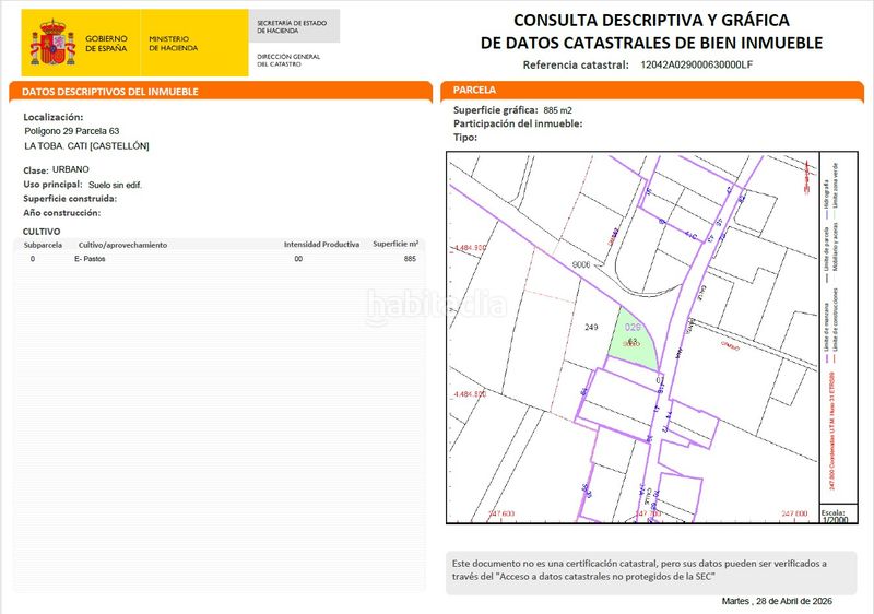 Foto 30f06e5b-3b05-4839-bd31-c637385aef65. Terreno residencial en Catí