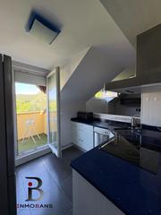 Apartament a Hazas de Cesto. Ático amueblado con terraza en beranga