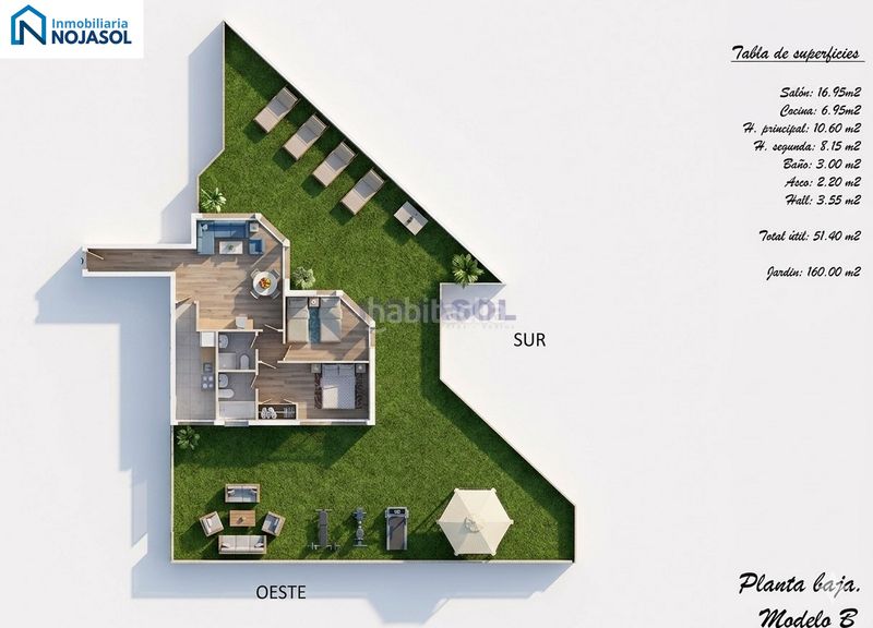 Foto 5cb9869a-5165-417c-9625-650ad1c8c695. Planta baja 76m<sup>2</sup> ref.000820 sol inmobiliaria vende en exclusiva. promoción de obra nueva de 11 viviendas. en Noja