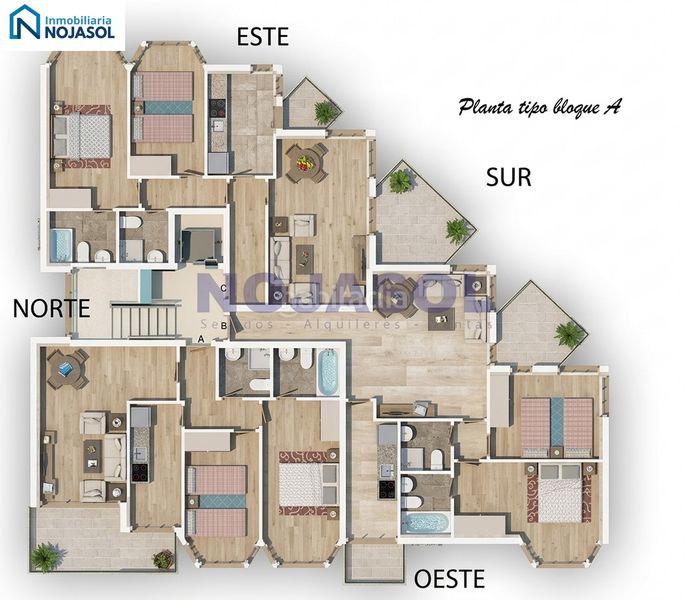 Foto 8468b6f5-cbea-48ed-80eb-5b6eb5d18ffa. Planta baja 76m<sup>2</sup> ref.000820 sol inmobiliaria vende en exclusiva. promoción de obra nueva de 11 viviendas. en Noja