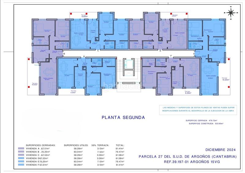 Foto ccc4299e-1010-407f-a4c9-411ac245bf09. Apartamento 68m<sup>2</sup> en Argoños