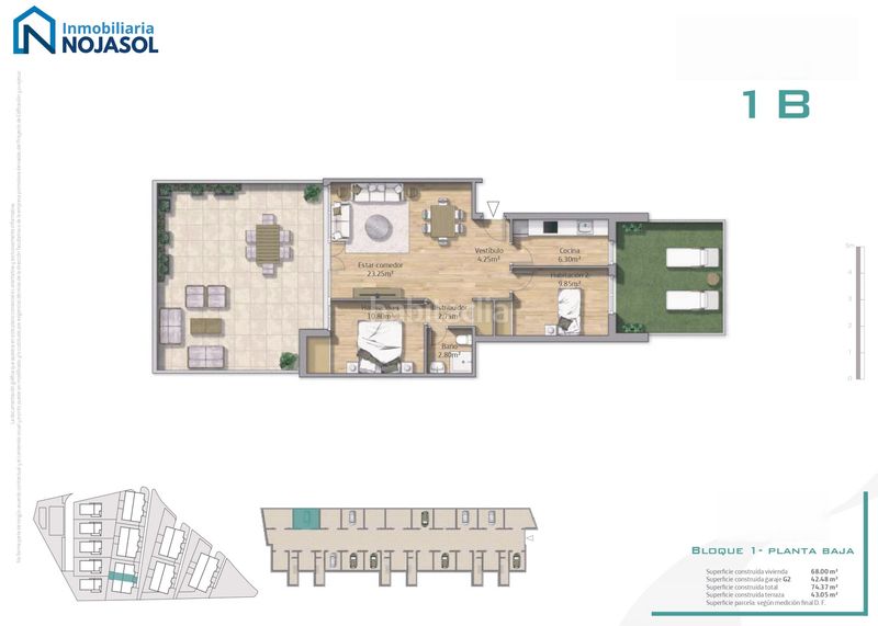 Foto ece9df54-22f6-4354-a17e-37cc33718728. Casa adossada 74m<sup>2</sup> amb calefacció aparcament piscina a Comillas