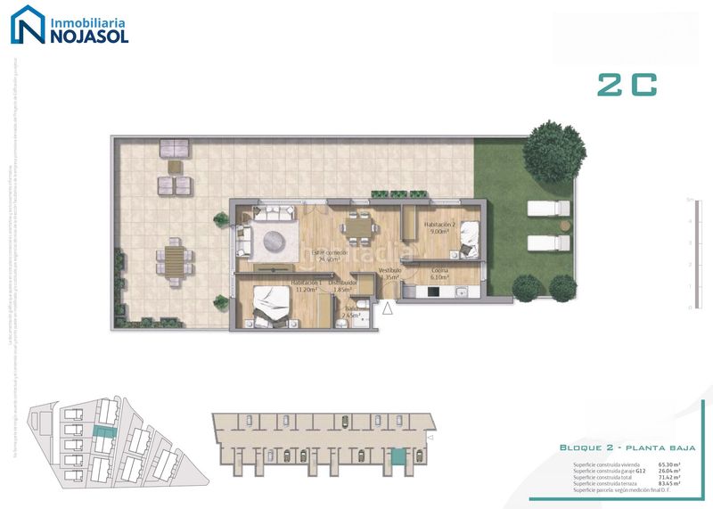 Foto d5391cfc-ab3c-4b37-8de1-21e690627307. Casa adossada 71m<sup>2</sup> amb calefacció aparcament piscina a Comillas