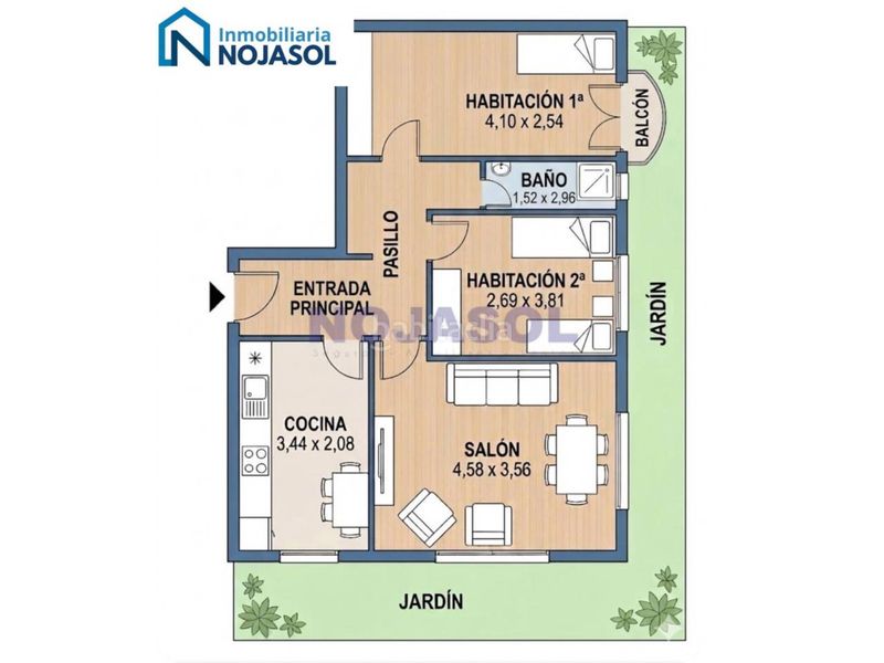 Foto 2bf1b697-de59-4919-9eec-74a6f3143432. Apartament amb calefacció aparcament a Tregadín Noja